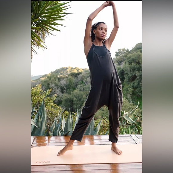 Free People Movement x Hatch Hot Shot Onesie Black Size SM & L $80 Retail NWT - Picture 2 of 7